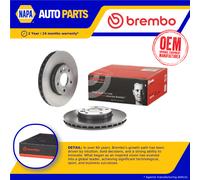 2x Brake Discs Pair Vented Front 278mm 09.A905.11 Brembo Set 1686722 1686723 New