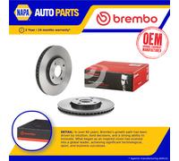 2x Brake Discs Pair Vented Front 278mm 09.D216.11 Brembo Set 1781236 1805749 New