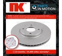 2x Brake Discs Pair Vented Front 278mm 3125103 NK Set 1781236 1805749 1854394