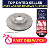 Blue Print Pair of Internally Vented Painted Brake Disc Rotor ADM54368 FRONT