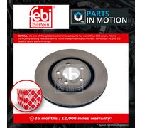 2x Brake Discs Pair Vented Front 280mm 06548 Febi Set 1H0615301 1H0615301A New