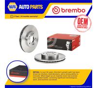 2x Brake Discs Pair Vented Front 280mm 09.5931.10 Brembo Set 4020604U00 Quality