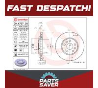 2x Brake Discs Pair Vented Front 280mm 09.A727.21 Brembo Set 4154200001 Quality