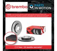 2x Brake Discs Pair Vented Front 280mm 09.A761.1X Brembo Set 34116774985 Quality