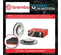 2x Brake Discs Pair Vented Front 280mm 09.C744.11 Brembo Set 34116799347 Quality