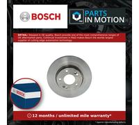 2x Brake Discs Pair Vented Front 280mm 0986479U10 Bosch Set 517123K010 BD2273