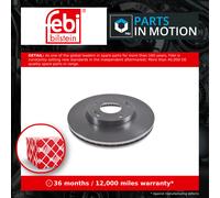 2x Brake Discs Pair Vented Front 280mm 108601 Febi Set 517121F000 517121F300 New