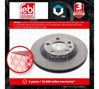 2x Brake Discs Pair Vented Front 280mm 18398 Febi Set 8E0615301B 8E0615301D New