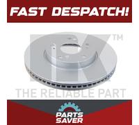 2x Brake Discs Pair Vented Front 280mm 312661 NK Set 45251TEAT00 45251TGLE00 New