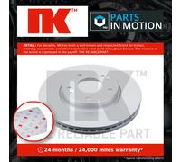 2x Brake Discs Pair Vented Front 280mm 313423 NK Set 517121F000 517122C000 New