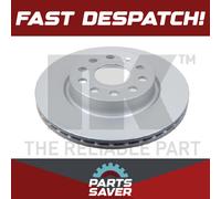 2x Brake Discs Pair Vented Front 280mm 314787 NK Set 1K0615301AC 1K0615301AK New