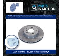 2x Brake Discs Pair Vented Front 280mm ADBP430107 Blue Print Set 34116861649 New