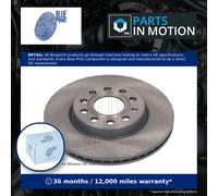 2x Brake Discs Pair Vented Front 280mm ADBP430259 Blue Print Set 10722871 New