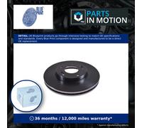 2x Brake Discs Pair Vented Front 280mm ADG043135 Blue Print Set 517121F000 New