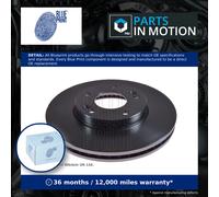 2x Brake Discs Pair Vented fits KIA SPORTAGE 2.7 Front 2004 on G6BA 280mm Set