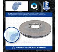 2x Brake Discs Pair Vented fits GREAT WALL STEED 2.2 Front 2012 on GW491Q-E Set