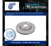 2x Brake Discs Pair Vented Front 280mm ADG043201 Blue Print Set 51712C8500 New