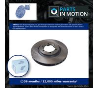 2x Brake Discs Pair Vented Front 280mm ADG04367 Blue Print Set 51712H1000 New