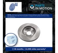 2x Brake Discs Pair Vented Front 280mm ADH243121 Blue Print Set 45251TEAT00 New