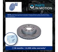 Blue Print Front Brake Disc ADK84334 for Suzuki SX4 280mm Vented Pair 55311-80J01/55311-80J02