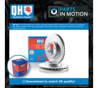 2x Brake Discs Pair Vented Front 280mm BDC5523 Quinton Hazell Set 1371394 New