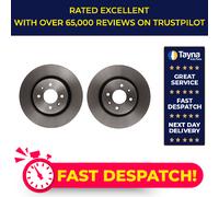 2x Brake Discs Pair Vented Front 280mm DF6904 TRW Set 517121W050 Quality New