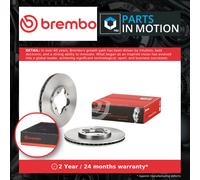 2x Brake Discs Pair Vented Front 282mm 09.5804.10 Brembo Set 45251SM4G00 Quality