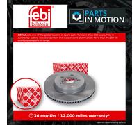 FEBI Bilstein Brake Disc 181560 Front Vented 282 mm Fits Toyota Corolla OE 43512-02400 Pair