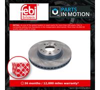 2x Brake Discs Pair Vented Front 282mm 196935 Febi Set 45251TYFE00 Quality New