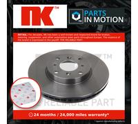 2x Brake Discs Pair Vented Front 282mm 202625 NK Set 45251S1A305 45251S1AG00 New