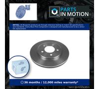 2x Brake Discs Pair Vented Front 282mm ADA104303 Blue Print Set K04721820 New