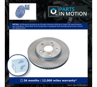 2x Brake Discs Pair Vented fits TOYOTA COROLLA E21 1.6 Front 2019 on 282mm Set