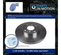 2x Brake Discs Pair Vented Front 282mm ADH24335 Blue Print Set 45251SS0A00 New