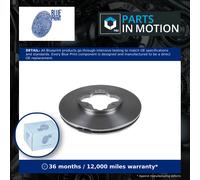 2x Brake Discs Pair Vented Front 282mm ADH24339 Blue Print Set 45251SM4G00 New