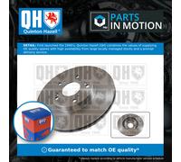 2x Brake Discs Pair Vented Front 282mm BDC5411 Quinton Hazell Set 45251S7AN10