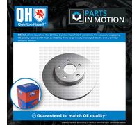 2x Brake Discs Pair Vented Front 282mm BDC6188 Quinton Hazell Set 2208066 New