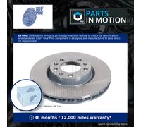 Blue Print Brake Disc Rotor Pair ADP154350 – Front – OE 98 039 181 80