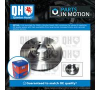 2x Brake Discs Pair Vented Front 283mm BDC5987 Quinton Hazell Set 1618862580 New
