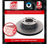 2x Brake Discs Pair Vented Front 284mm 04440 Febi Set 34111151655 34111151656