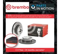 2x Brake Discs Pair Vented Front 284mm 09.9750.21 Brembo Set 34116792215 Quality
