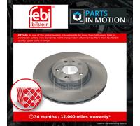2x Brake Discs Pair Vented fits FIAT 500L Front 9 1.4 1.3D 1.6D 2012 on 284mm