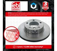 2x Brake Discs Pair Vented Front 284mm 23535 Febi Set 34116764629 34116854996