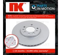 2x Brake Discs Pair Vented Front 285mm 313645 NK Set 46836491 468364910 46844071