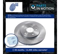 2x Brake Discs Pair Vented Front 287mm ADD64331 Blue Print Set 43512B4010 New