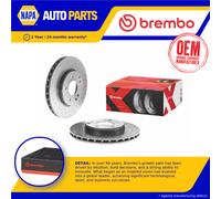 2x Brake Discs Pair Vented Front 288mm 09.8411.1X Brembo Set 2034210312 Quality