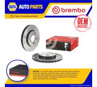 2x Brake Discs Pair Vented Front 288mm 09.8681.11 Brembo Set 1694210212 Quality