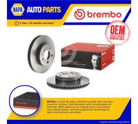 2x Brake Discs Pair Vented Front 288mm 09.8864.11 Brembo Set 52128247AA Quality