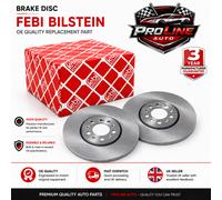 Febi 19370 Brake Disc Front Premium High Performance Fits VW Bora 1998 - 2005