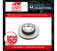 2x Brake Discs Pair Vented Front 288mm 28176 Febi Set 52128247AA Quality New