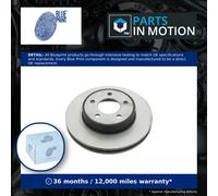 2x Brake Discs Pair Vented Front 288mm ADA104307 Blue Print Set 52128247AA New